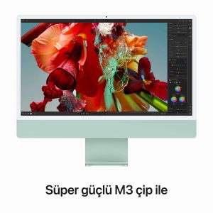 iMac 24 inc 4.5K M3 8CPU 10GPU 8GB 256GB Yeşil MQRN3TU/A