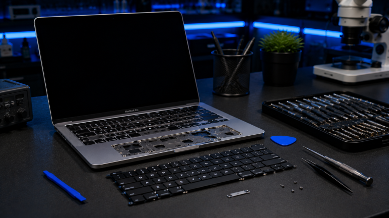 MacBook Klavye Değişimi: Apple IRP Servisi Avantajları